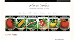 Desktop Screenshot of harvestgardener.com